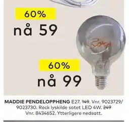 Skeidar Rock lyskilde sotet LED 4W tilbud