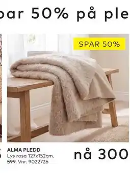 Skeidar ALMA PLEDD tilbud