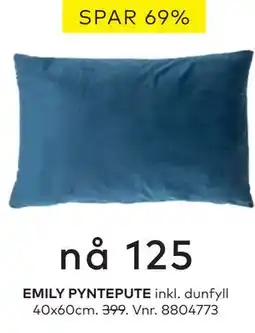 Skeidar EMILY PYNTEPUTE tilbud
