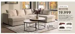 Skeidar CHILLUX U-SOFA tilbud