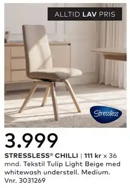 Skeidar STRESSLESS CHILLI tilbud