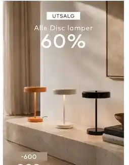 Skeidar Alle Disc lamper tilbud