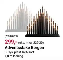 Europris Adventsstake Bergen tilbud