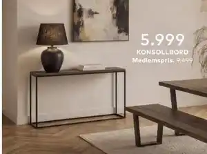 Skeidar CALIA KONSOLLBORD tilbud