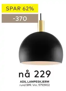 Skeidar ADIL LAMPESKJERM tilbud