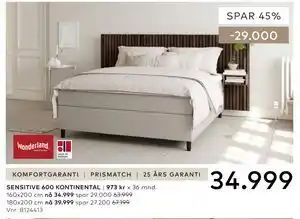 Skeidar SENSITIVE 600 KONTINENTAL tilbud