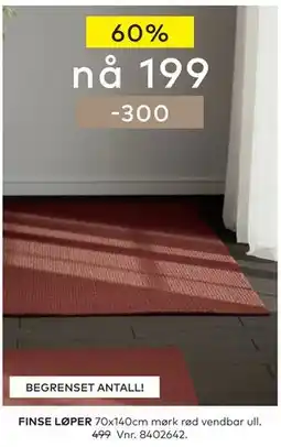 Skeidar FINSE LØPER tilbud