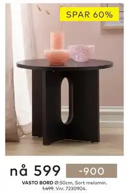 Skeidar VASTO BORD tilbud