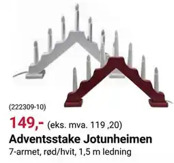 Europris Adventsstake Jotunheimen tilbud