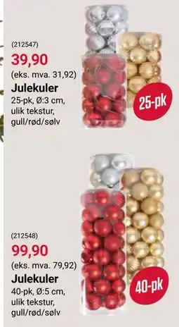 Europris Julekuler tilbud