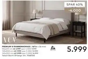 Skeidar PREMIUM 10 RAMMEMADRASS tilbud