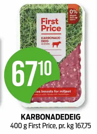 Kiwi Karbonadedeig tilbud