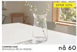 Skeidar CARMINE VASE tilbud
