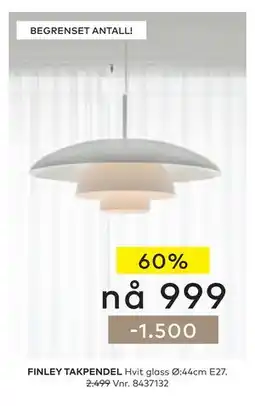 Skeidar FINLEY TAKPENDEL tilbud