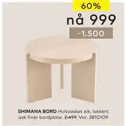 Skeidar SHIMANA BORD tilbud