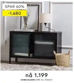 Skeidar CHIBA SKJENK tilbud