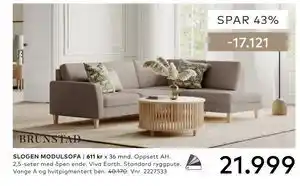 Skeidar SLOGEN MODULSOFA tilbud