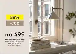 Skeidar AMSTERDAM BORDLAMPE tilbud
