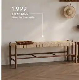Skeidar ASPEN BENK tilbud