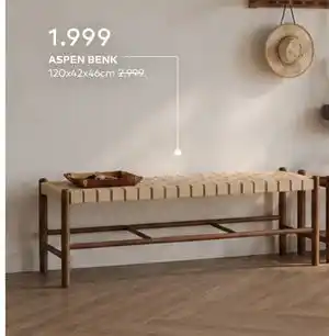 Skeidar ASPEN BENK tilbud