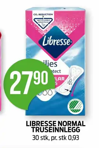 Kiwi Libresse normal truseinnlegg tilbud