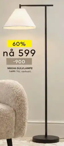 Skeidar MIKHA GULVLAMPE tilbud