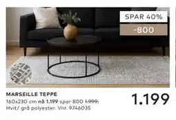 Skeidar MARSEILLE TEPPE tilbud