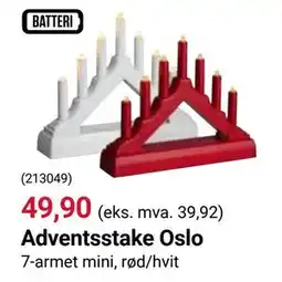 Europris Adventsstake Oslo tilbud