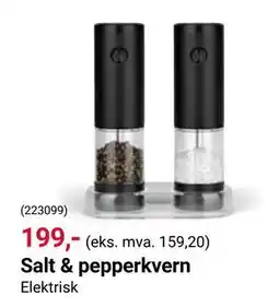 Europris Salt & pepperkvern tilbud