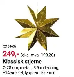 Europris Klassisk stjerne tilbud