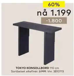 Skeidar TOKYO KONSOLLBORD tilbud
