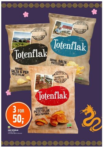 Coop Obs Kims totenflak tilbud