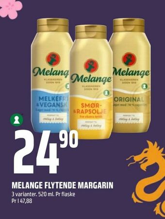 Coop Obs Melange flytende margarin tilbud