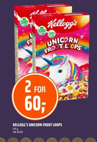 Coop Obs Kellogg's unicorn froot loops tilbud