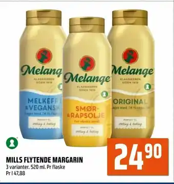 Coop Obs Mills flytende margarin tilbud
