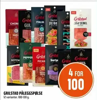 Coop Obs Grilstad påleggspølse tilbud