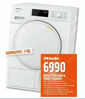Coop Obs Miele tsb143wp n tørketrommel tilbud