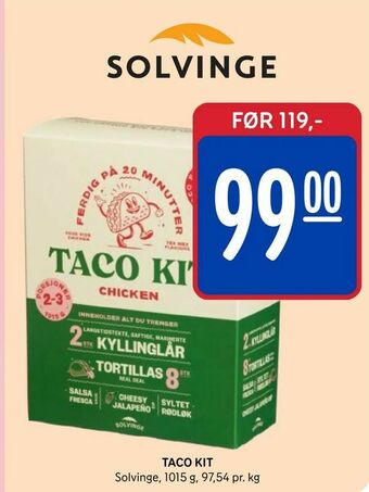Rema 1000 Taco kit tilbud