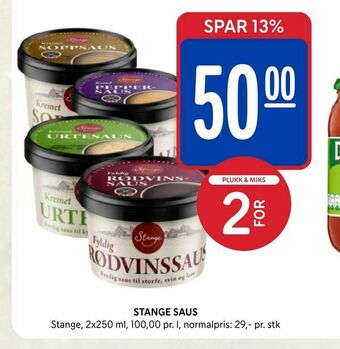 Rema 1000 Stange saus tilbud