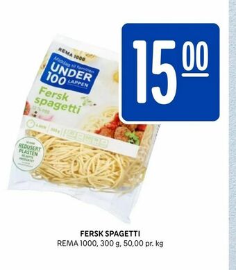 Rema 1000 Fersk spagetti tilbud