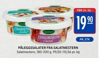 Rema 1000 Påleggssalater fra salatmestern tilbud