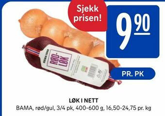 Rema 1000 Løk i nett tilbud