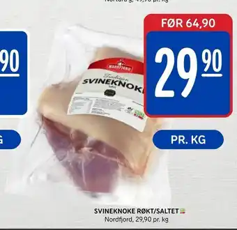 Rema 1000 Svineknoke røkt/saltet tilbud