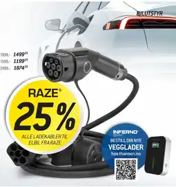 Thansen Raze ladekabler tilbud