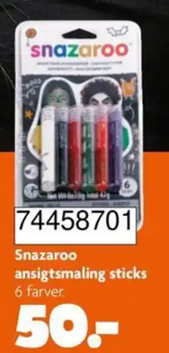 BR Leker Snazaroo ansigtsmaling sticks tilbud