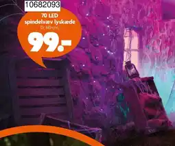 BR Leker 70 LED spindelvæv lyskæde tilbud