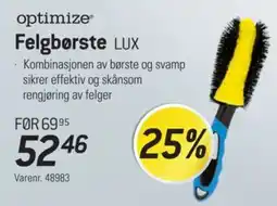 Thansen Optimize Felgbørste Lux tilbud