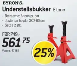 Thansen Byron's Understellsbukker tilbud