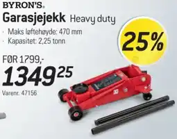 Thansen Byron's Garasjejekk Heavy duty tilbud
