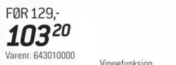Thansen Vipnefunksjon tilbud